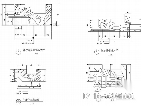 [山东]精装欧式两居室装修施工图cad施工图下载【ID:167310160】