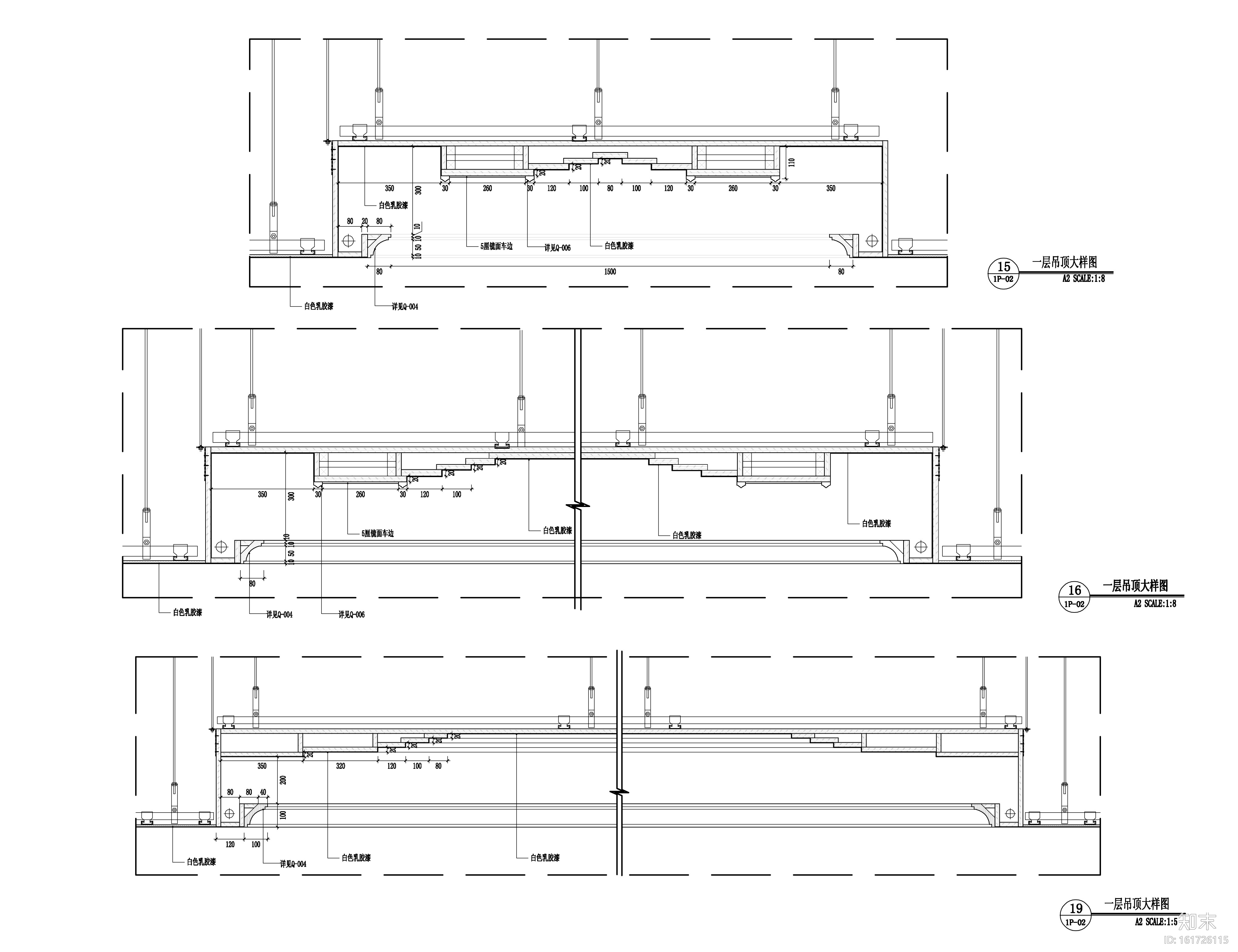 [福建]品川-福州名城销售大厅&酒店大堂室内装修施工图纸施工图下载【ID:161726115】