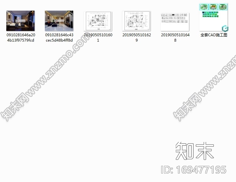 简约风格三居家装|CAD施工图|cad施工图下载【ID:169477195】