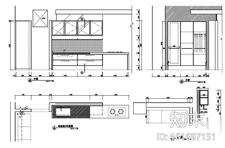 [广东]某厨卫品牌形象展厅设计图（含实景）cad施工图下载【ID:161697151】