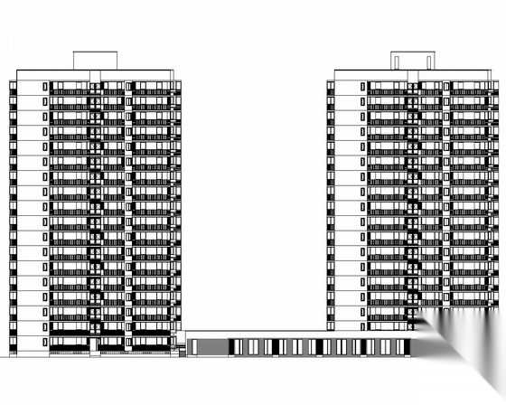 [北京]某18层住宅楼建筑施工图（知名设计院设计）施工图下载【ID:149532163】