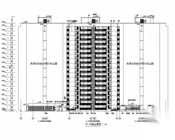 [北京]某18层住宅楼建筑施工图（知名设计院设计）施工图下载【ID:149532163】