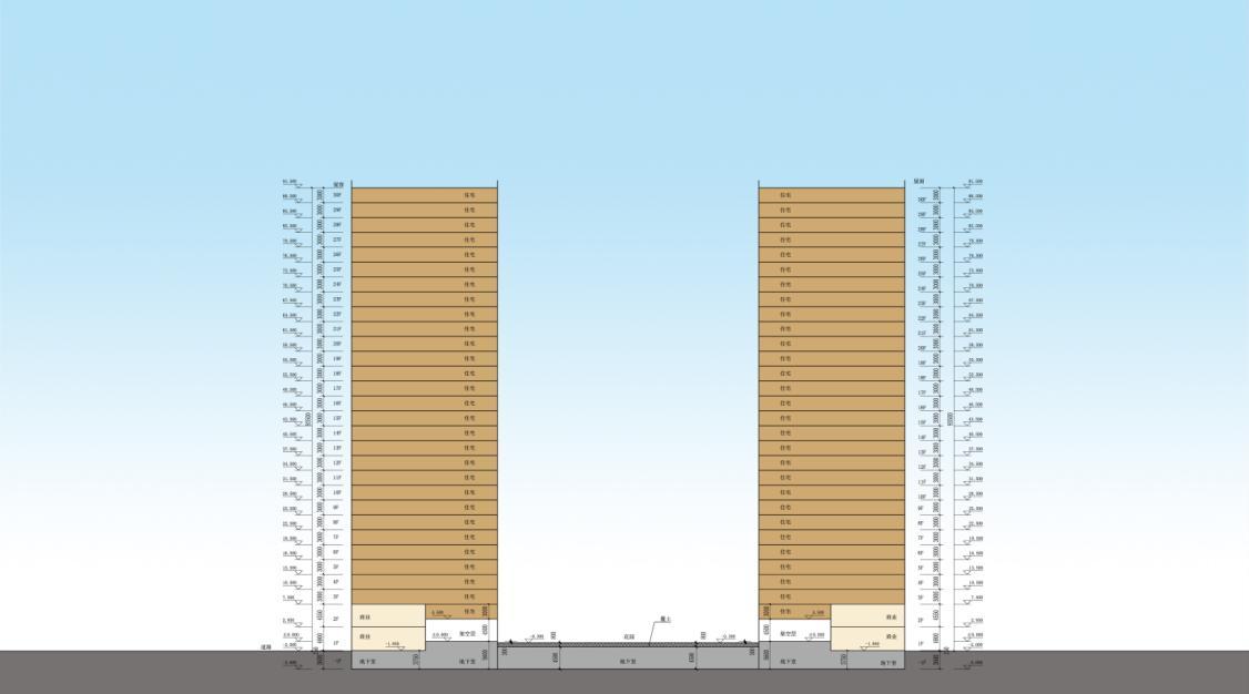 [广东]现代风格多业态文体广场建筑设计方案文本施工图下载【ID:151738141】