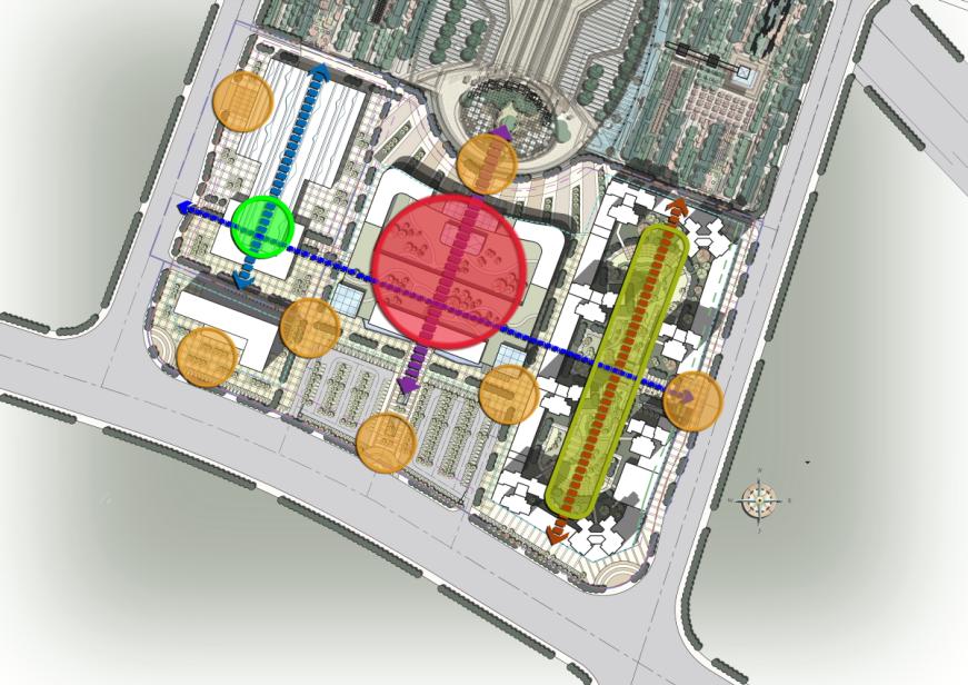 [广东]现代风格多业态文体广场建筑设计方案文本cad施工图下载【ID:167513131】