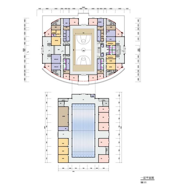 [广东]现代风格多业态文体广场建筑设计方案文本cad施工图下载【ID:167513131】