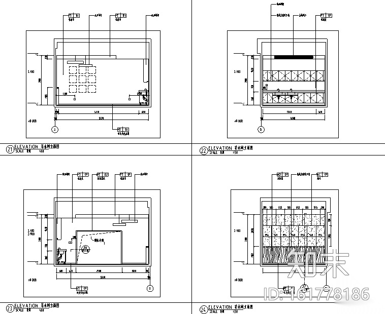 水泥墙工业风格办公楼研发楼设计施工图（附效果图）cad施工图下载【ID:161778186】