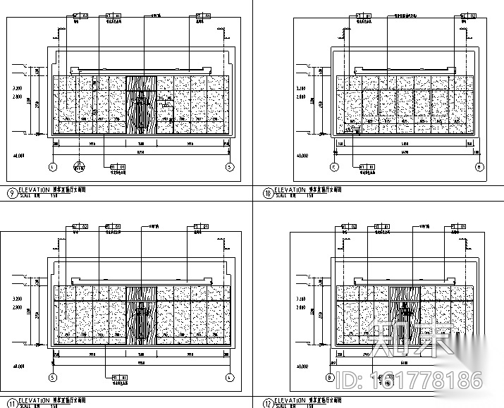 水泥墙工业风格办公楼研发楼设计施工图（附效果图）cad施工图下载【ID:161778186】