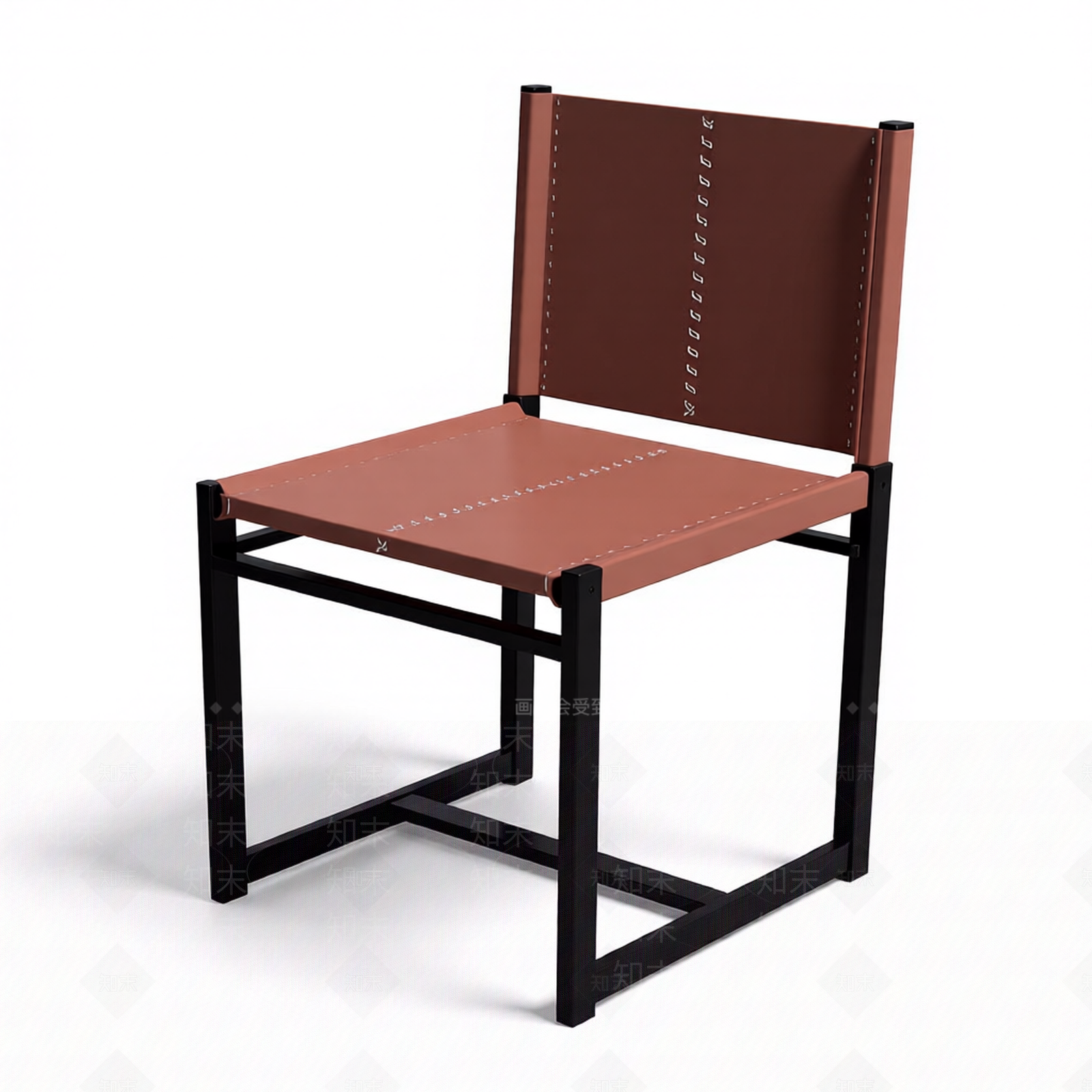 简约金属框架椅子3D模型下载【ID:1206194196】