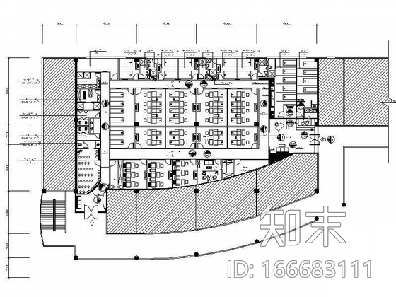 足心道沐足养身会馆装修图cad施工图下载【ID:166683111】