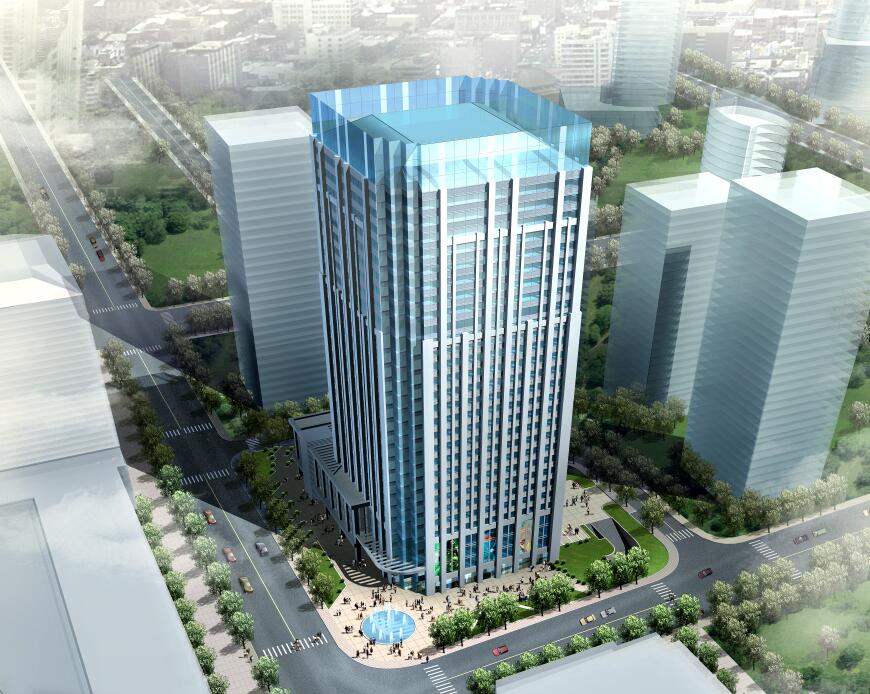 [江苏]南京百汇国际办公楼建筑方案文本设计cad施工图下载【ID:166221136】