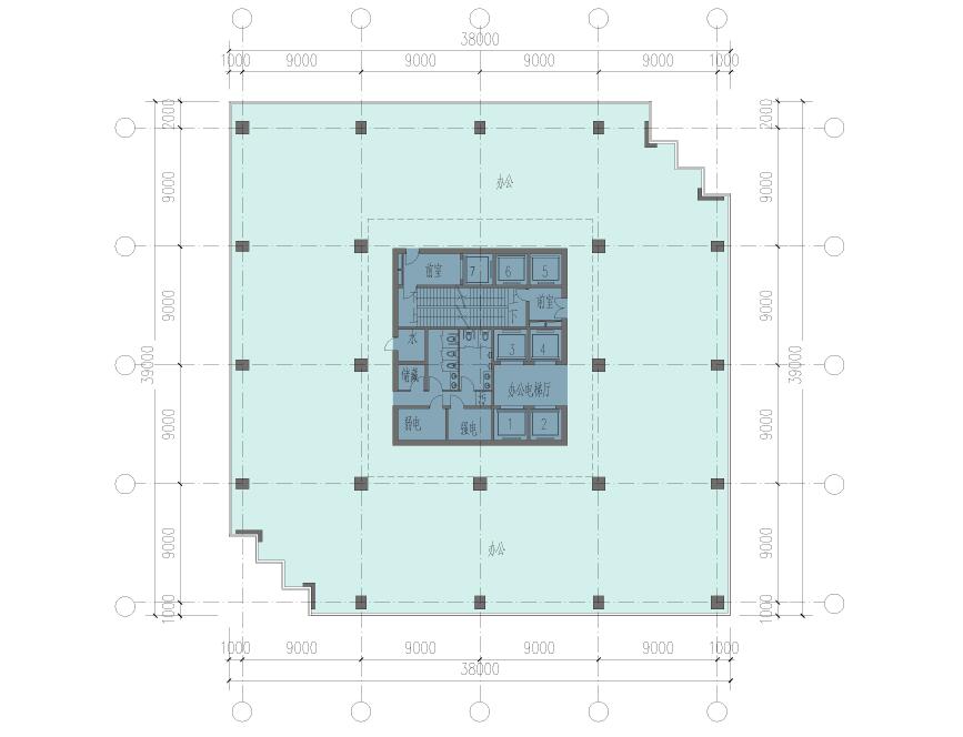 [江苏]南京百汇国际办公楼建筑方案文本设计cad施工图下载【ID:166221136】