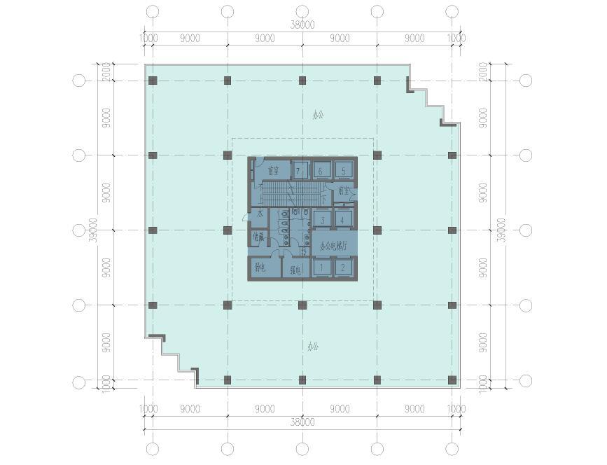 [江苏]南京百汇国际办公楼建筑方案文本设计cad施工图下载【ID:149945163】