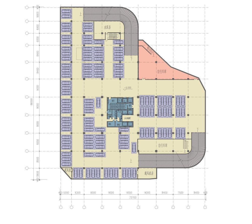 [江苏]南京百汇国际办公楼建筑方案文本设计cad施工图下载【ID:149945163】