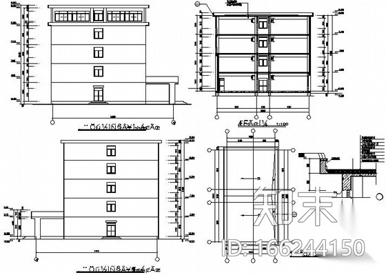 [毕业设计]苏州某五层教学楼建筑结构施工图（计算书及C...施工图下载【ID:166244150】