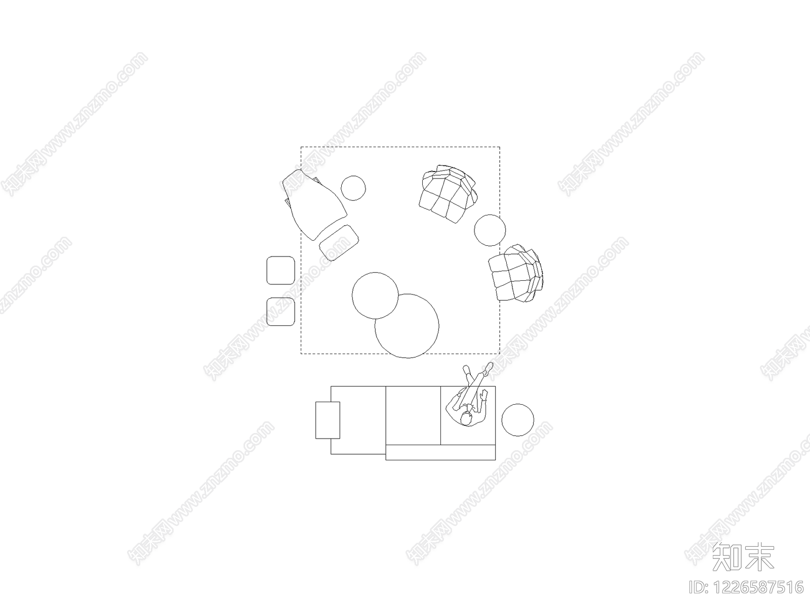 现代家装图库CAD图纸