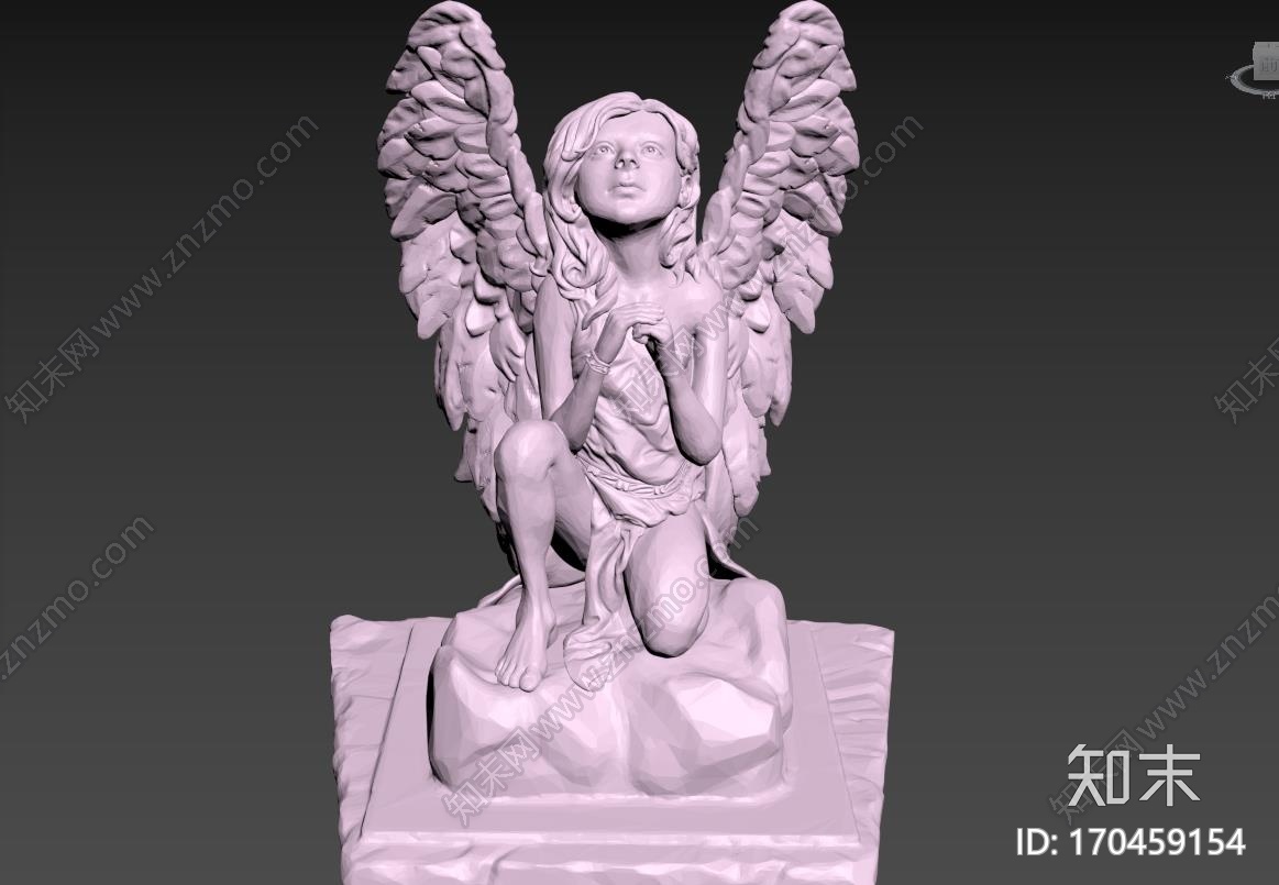 祈求天使3d打印模型下载【ID:170459154】