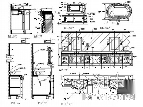 [广州]国际连锁知名酒店室内施工图cad施工图下载【ID:161976194】