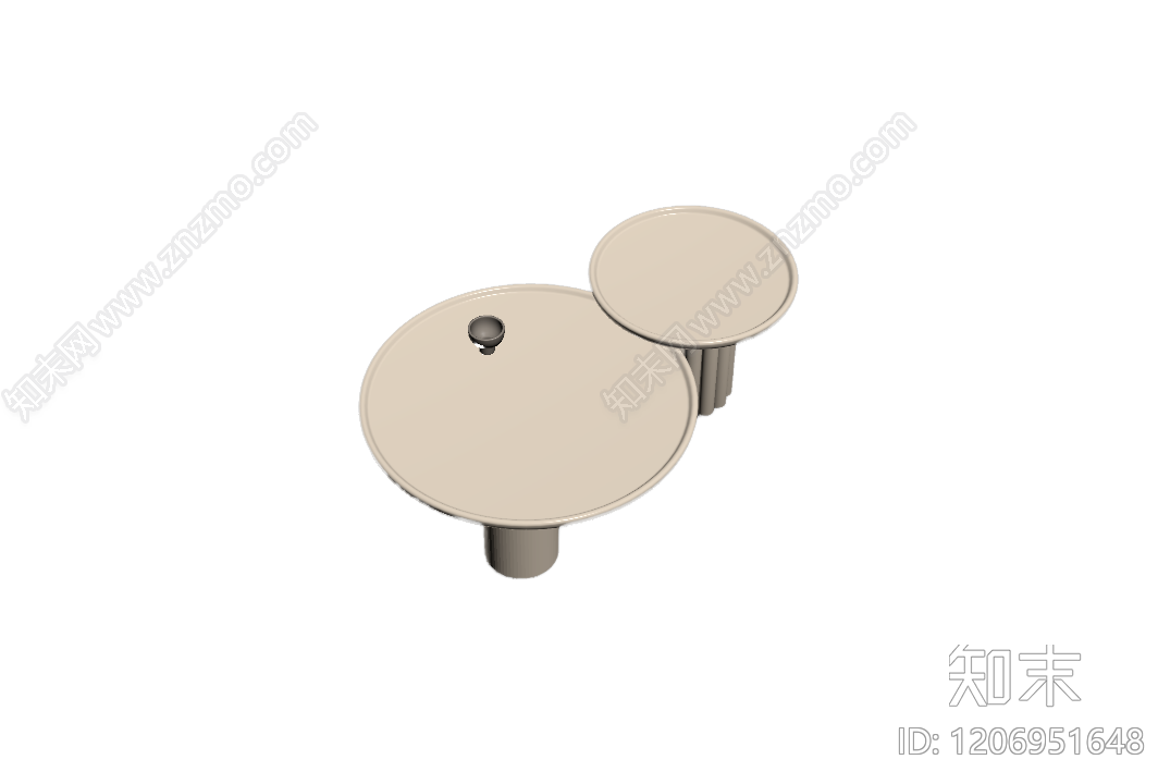 组合式茶几3D模型下载【ID:1206951648】