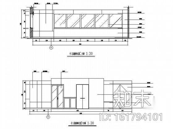 [浙江]著名大厦现代办公楼改建工程室内装修施工图cad施工图下载【ID:161794101】