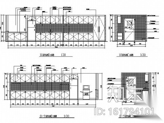 [浙江]著名大厦现代办公楼改建工程室内装修施工图cad施工图下载【ID:161794101】