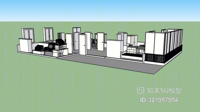 室外SU模型下载【ID:321957954】