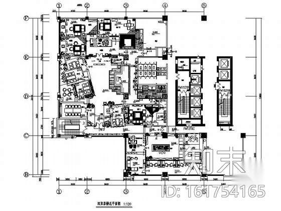 特色古香中式茶楼室内装修设计施工图（含实景图）施工图下载【ID:161754165】