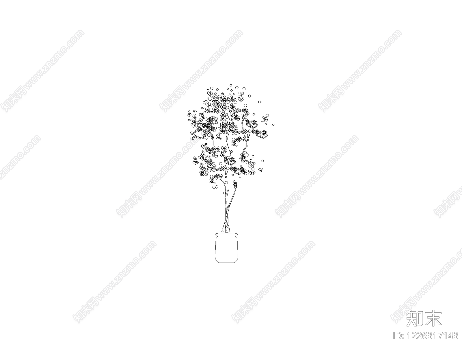 绿植cad施工图下载【ID:1226317143】