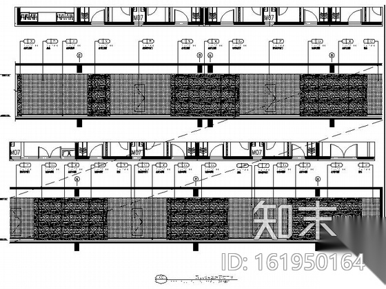 [内蒙古]某欧陆风格国际酒店客房区公共空间室内装修施工...cad施工图下载【ID:161950164】