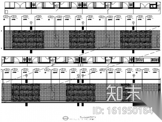 [内蒙古]某欧陆风格国际酒店客房区公共空间室内装修施工...cad施工图下载【ID:161950164】