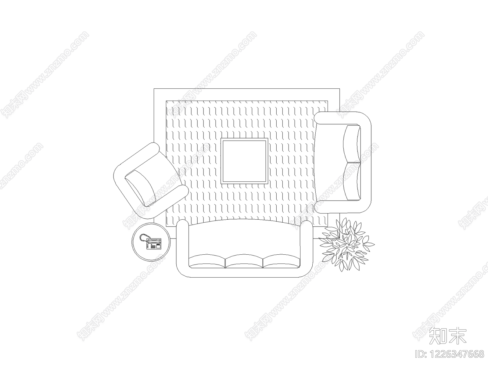 现代家装图库CAD图纸