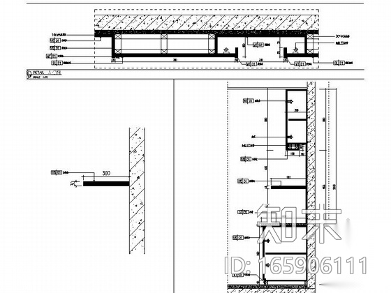 [福州]中国知名保险公司办公室装修施工图（含高清效果图...cad施工图下载【ID:165906111】