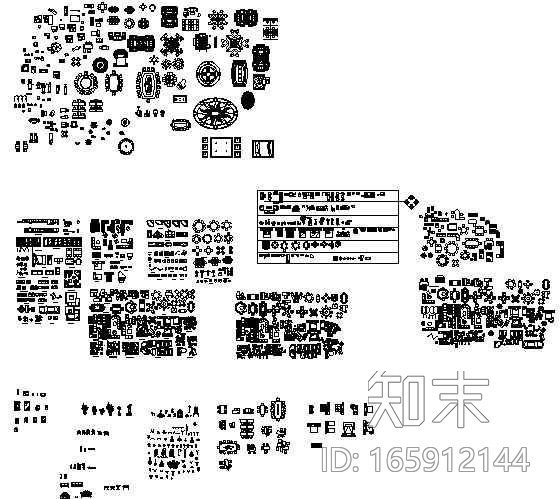 室内CAD模块施工图下载【ID:165912144】