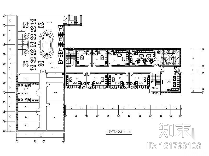 [长沙]某大型KTV施工图cad施工图下载【ID:161793108】