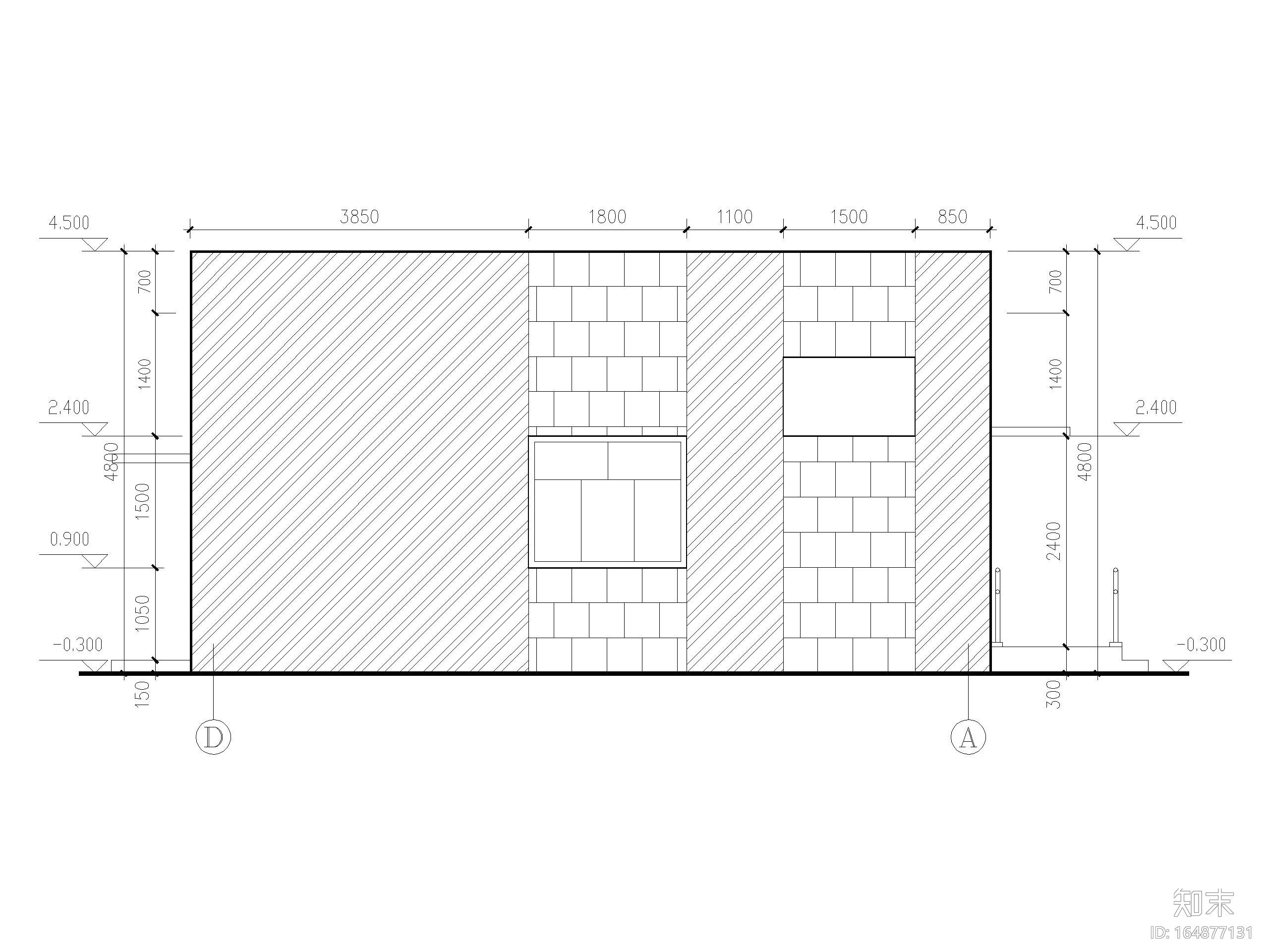 48套公厕建筑施工图设计_CAD施工图下载【ID:164877131】