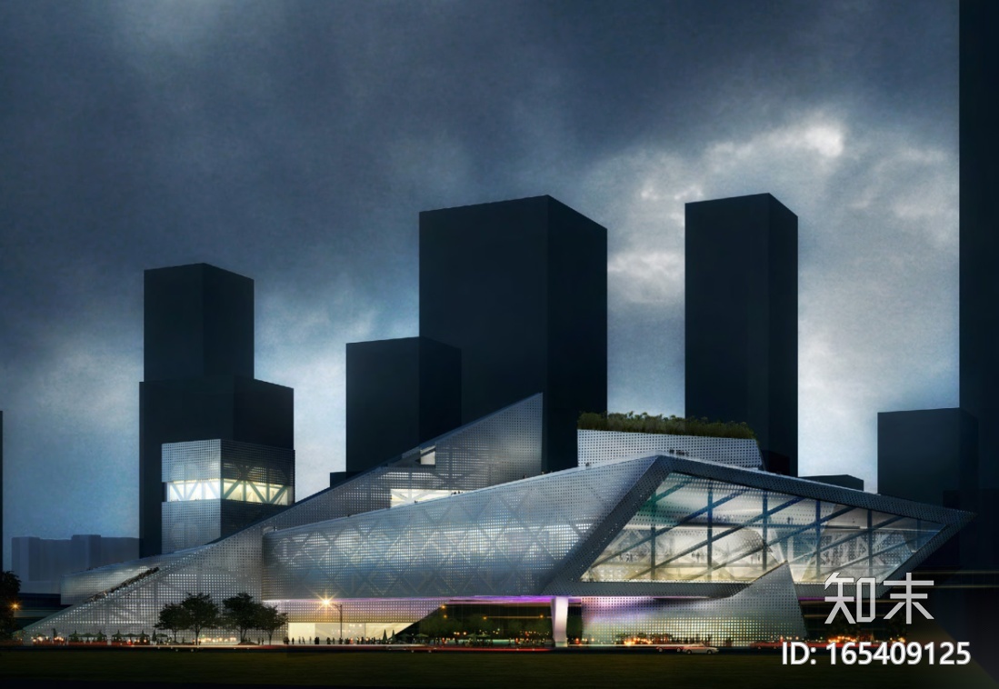文化：中国摄影博物馆建筑设计案例分享！施工图下载【ID:165409125】