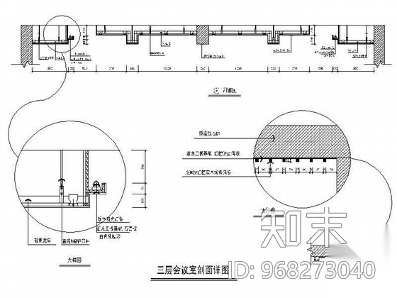 [浙江]房地产公司办公层装修图施工图下载【ID:968273040】