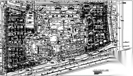 [北京]高等住宅小区景观设计施工图施工图下载【ID:161073196】
