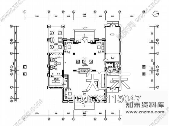 施工图浙江新城核心区雅致中式风情会所设计装修施工图含效果及手绘图cad施工图下载【ID:632115047】