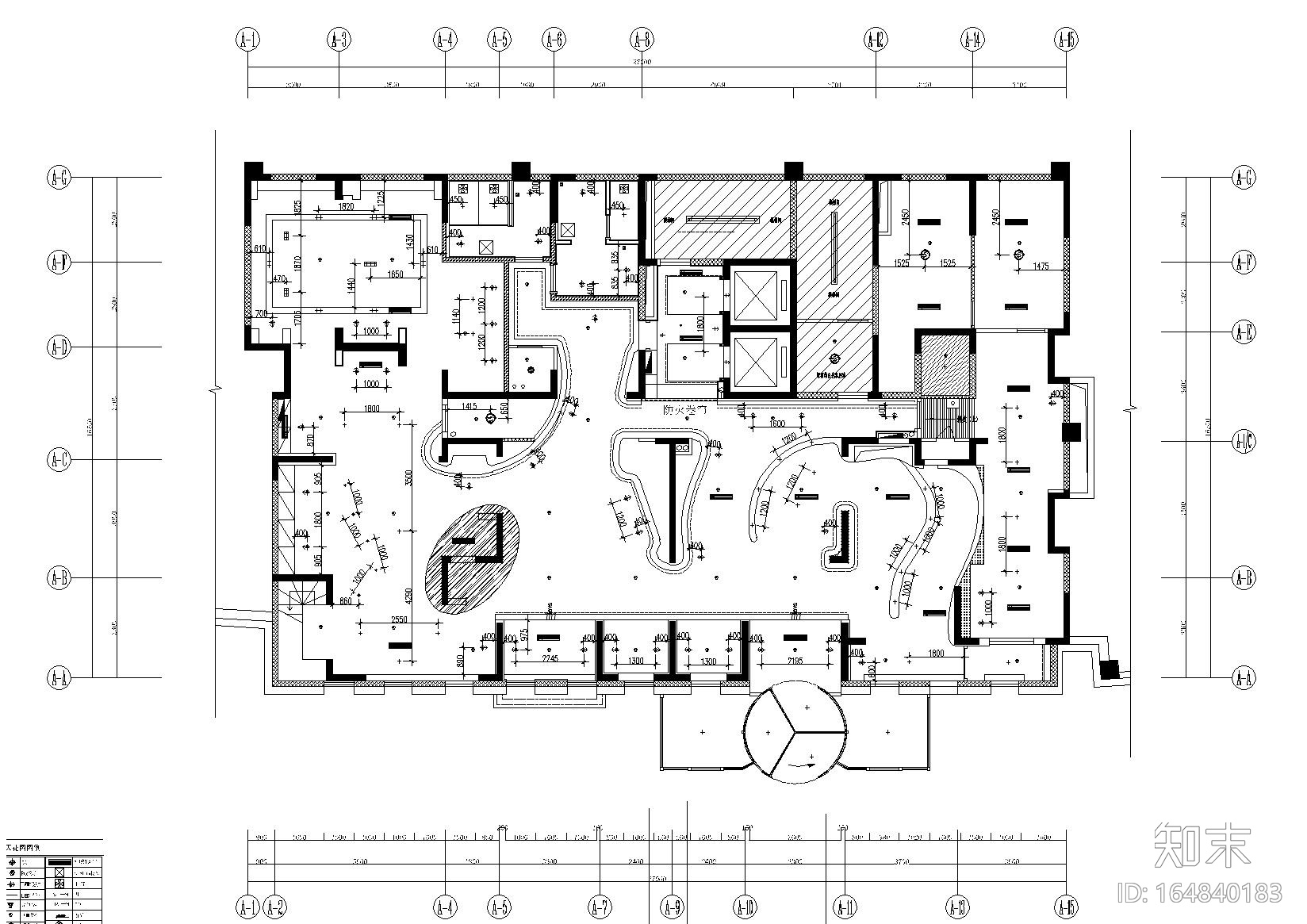 [济南]-亚朵酒店奥体店项目施工图+效果图cad施工图下载【ID:164840183】