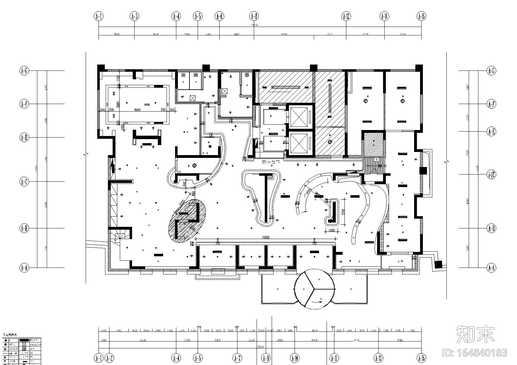 [济南]-亚朵酒店奥体店项目施工图+效果图cad施工图下载【ID:164840183】