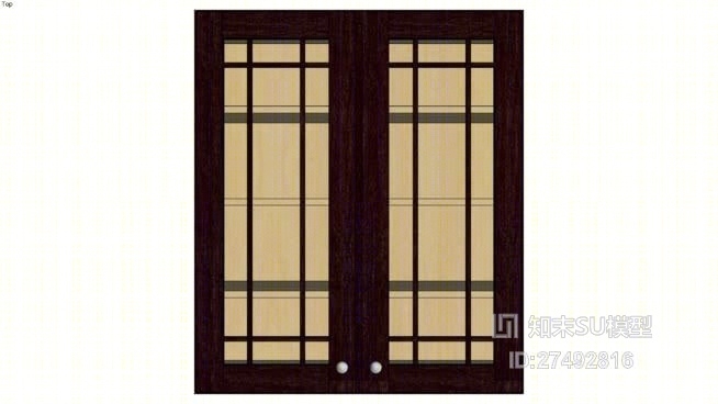 双开门SU模型下载【ID:118061945】