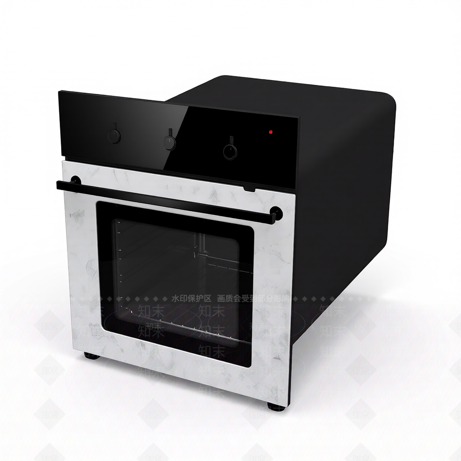 厨房烤箱电器3D模型下载【ID:1206204568】