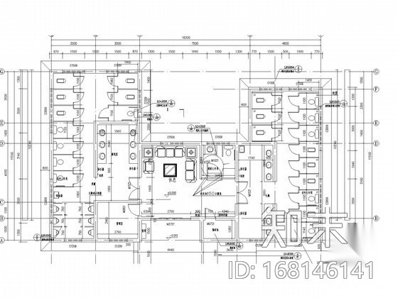 [山东]旅游景区大型水冲公厕水施工图（消防设计）施工图下载【ID:168146141】