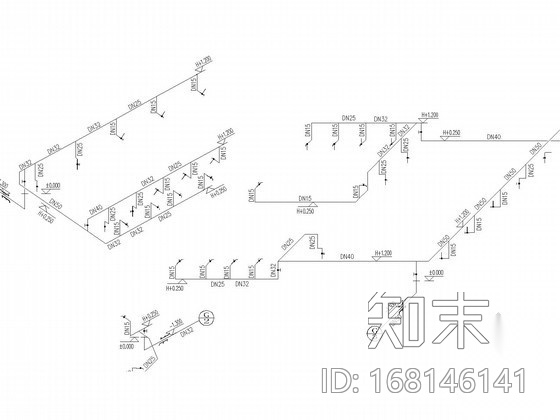 [山东]旅游景区大型水冲公厕水施工图（消防设计）施工图下载【ID:168146141】