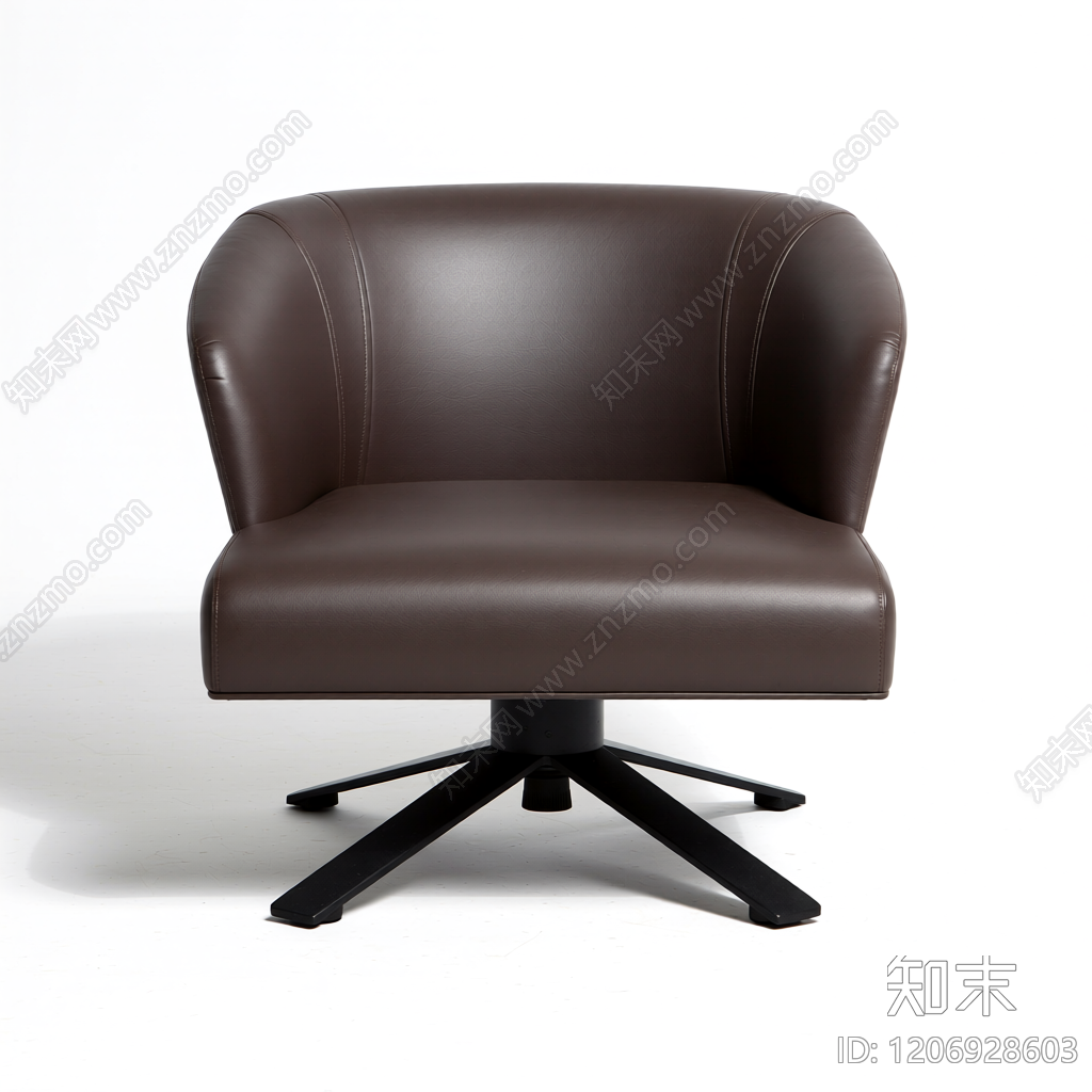 现代皮质转椅3D模型下载【ID:1206928603】