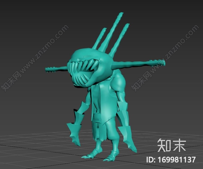 bakasura_with_head_大吞噬者钵迦罗刹23d打印模型下载【ID:169981137】