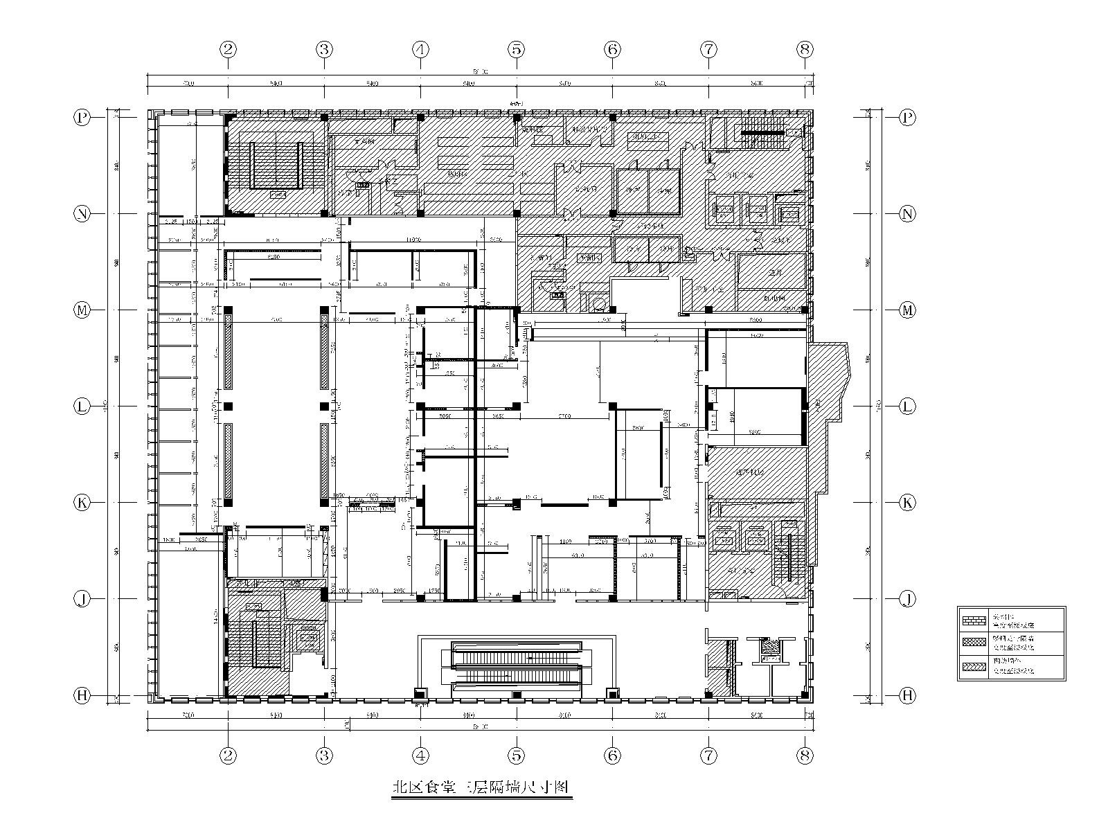 某大学食堂CAD施工图_效果图_水电施工图下载【ID:160712140】