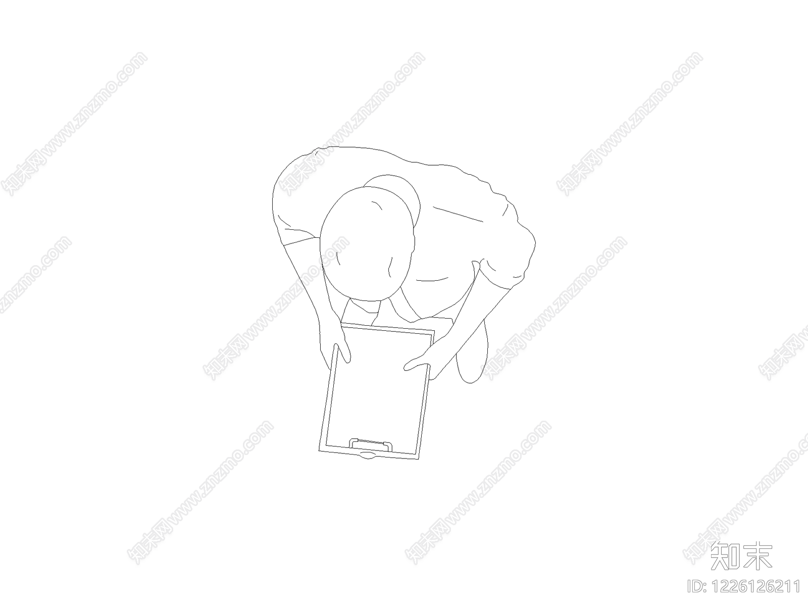 人物cad施工图下载【ID:1226126211】