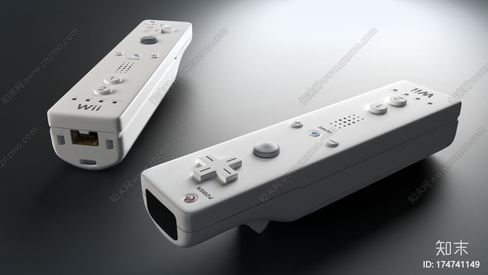 任天堂Wii遥控器CG模型下载【ID:174741149】