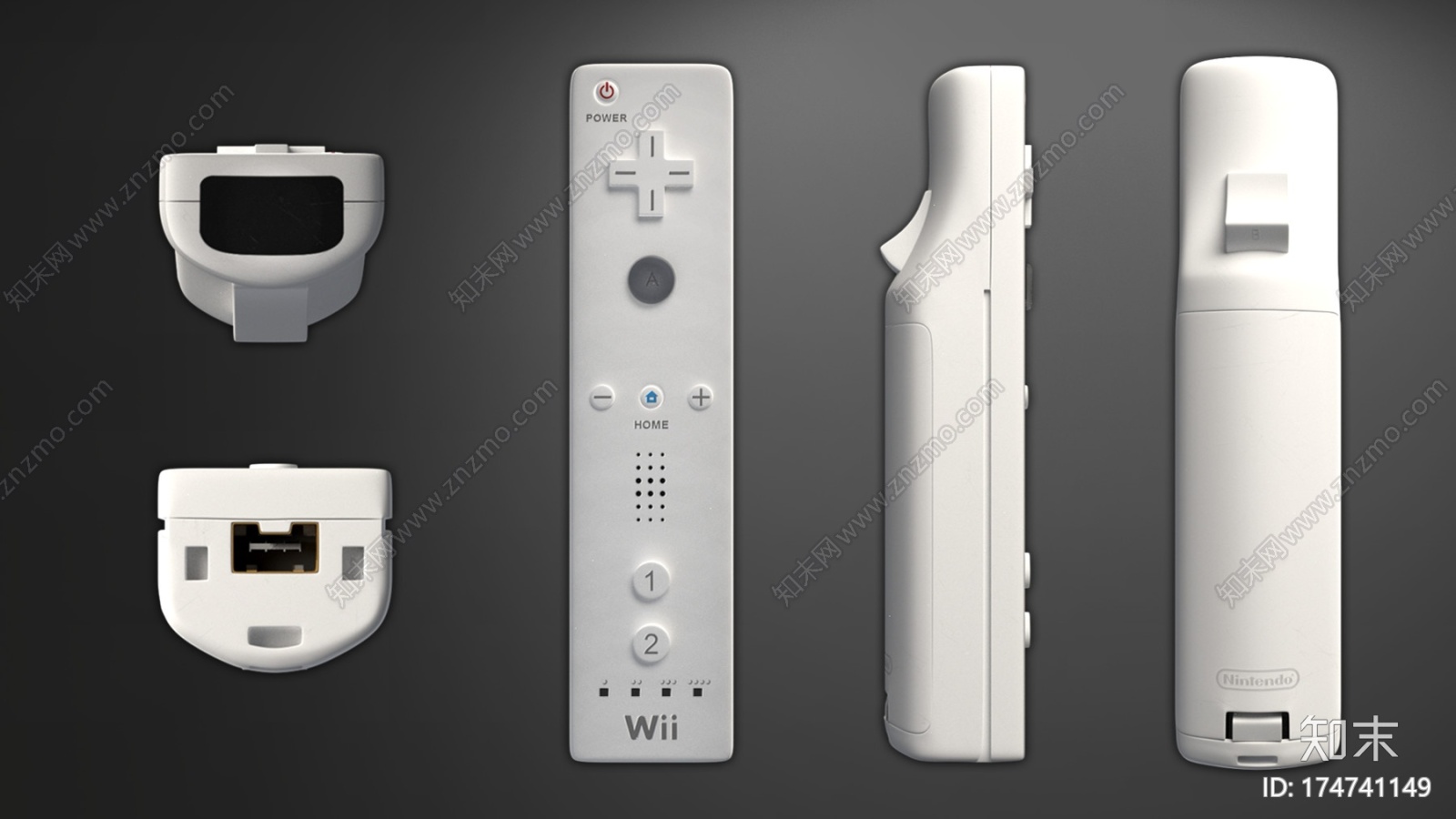 任天堂Wii遥控器CG模型下载【ID:174741149】
